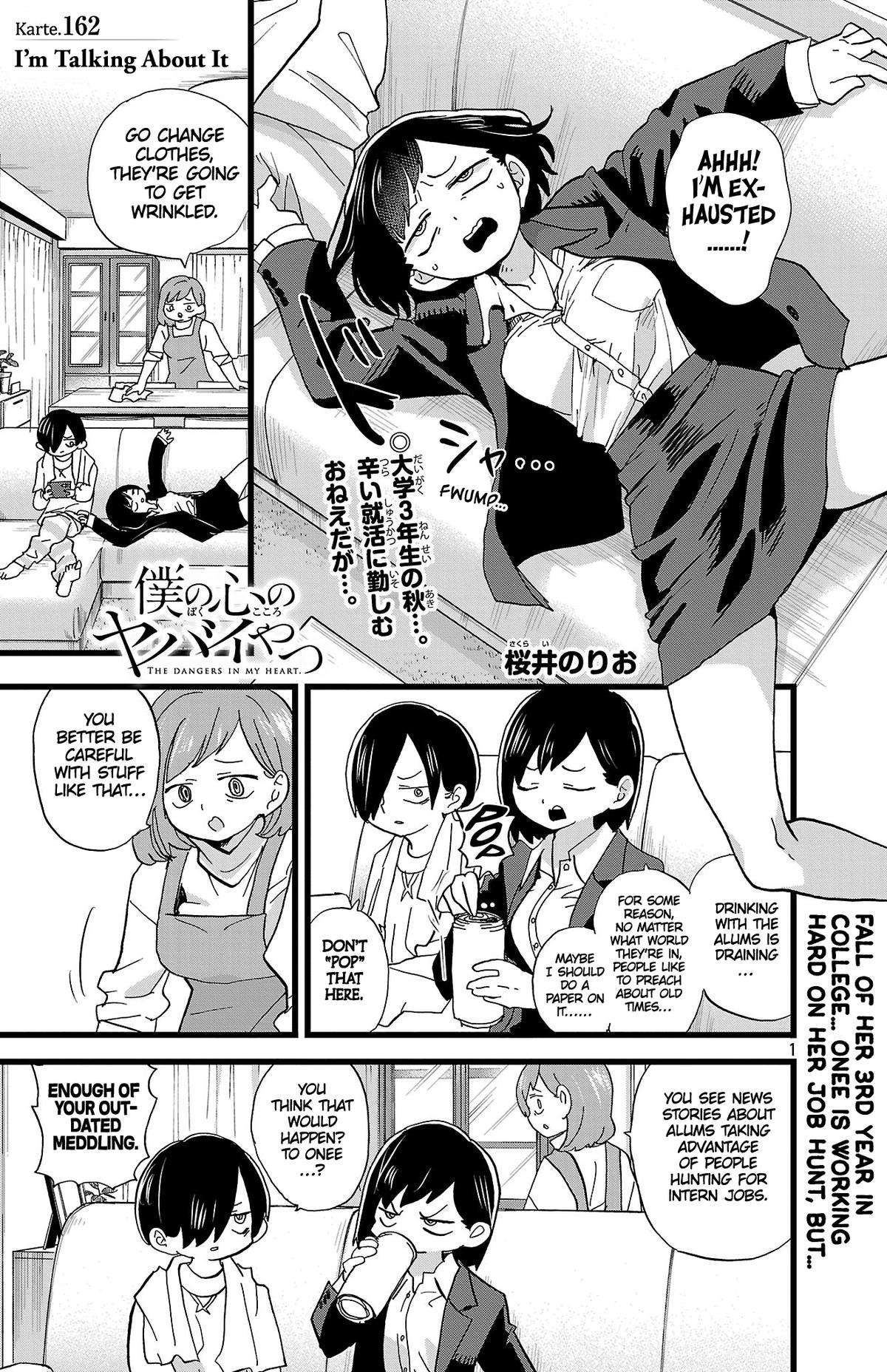 Boku no Kokoro no Yabai Yatsu Chap 162 - Next Chap 163