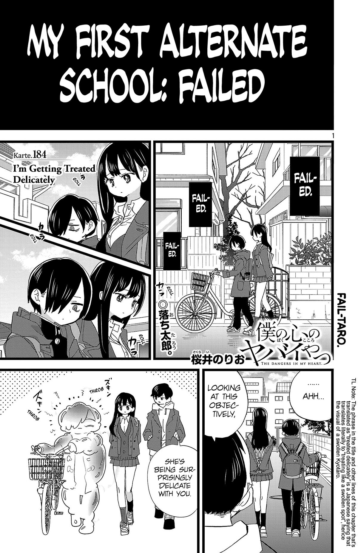 Boku no Kokoro no Yabai Yatsu Chap 184 - Next Chap 185