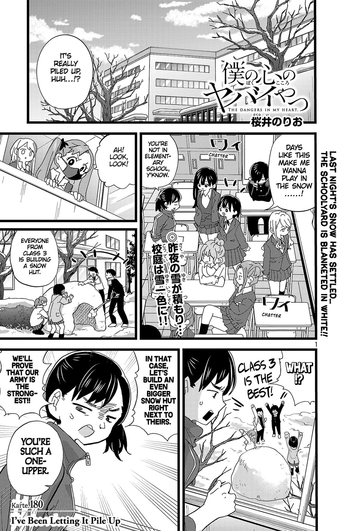 Boku no Kokoro no Yabai Yatsu Chap 180 - Next Chap 181