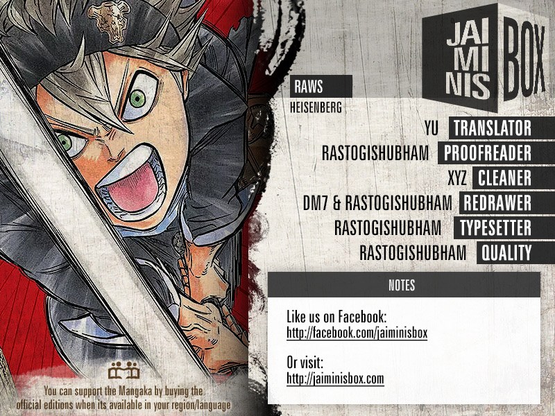 Black Clover Chap 0 - Next Chap 1