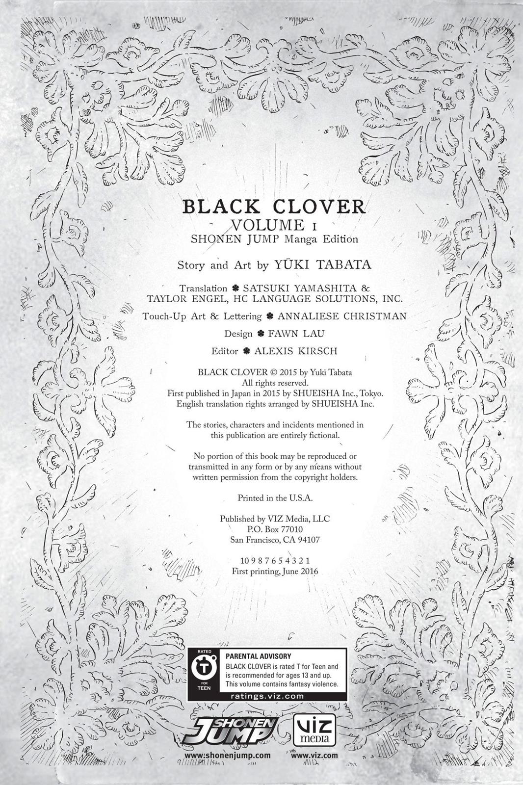 Black Clover Chap 1 - Next Chap 2