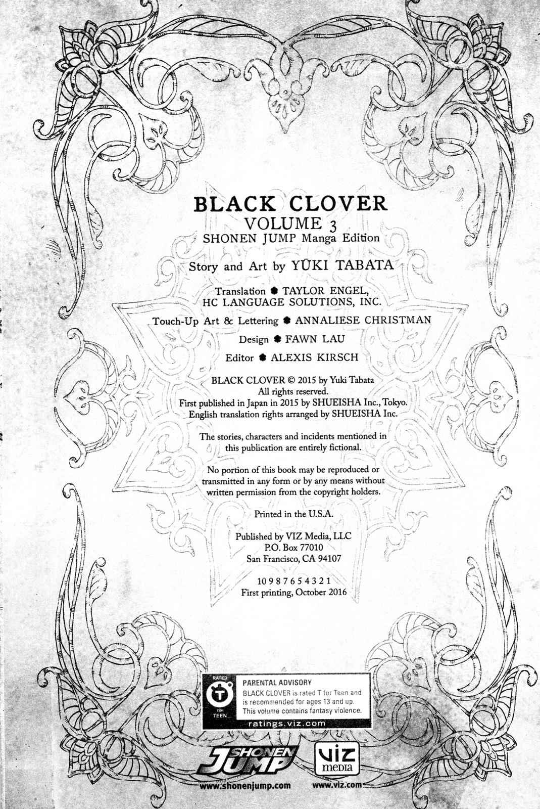 Black Clover Chap 17 - Next Chap 18