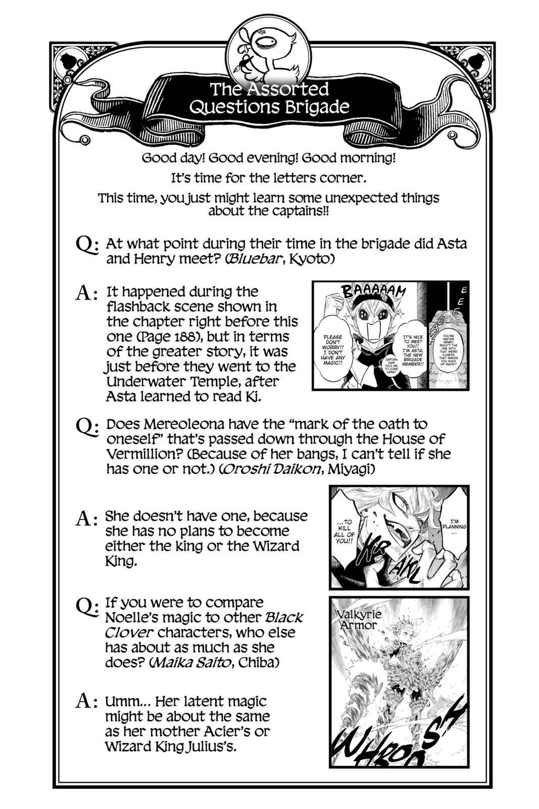 Black Clover Chap 188 - Next Chap 189