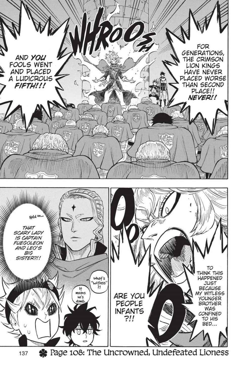 Black Clover Chap 108 - Next Chap 109