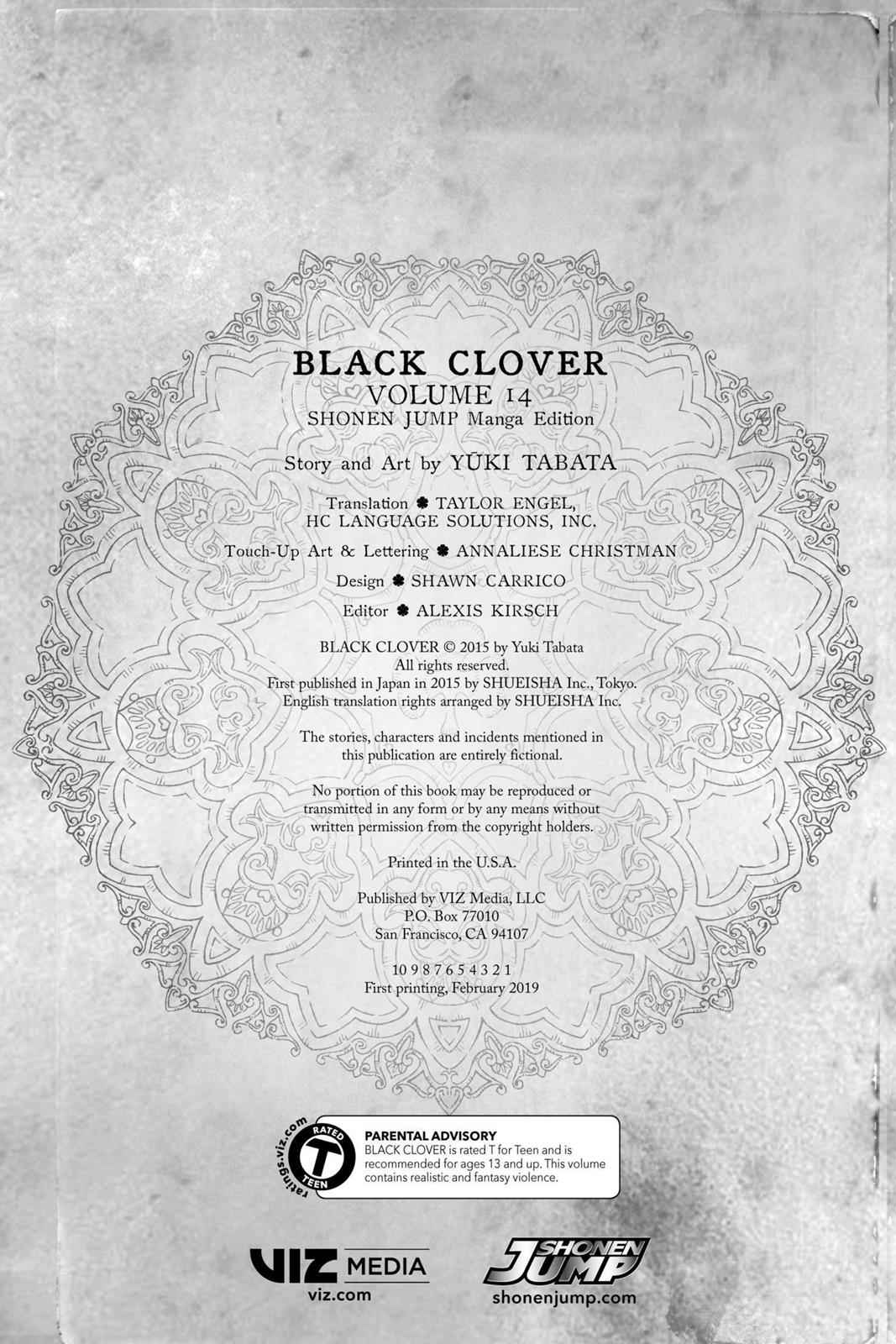 Black Clover Chap 121 - Next Chap 122