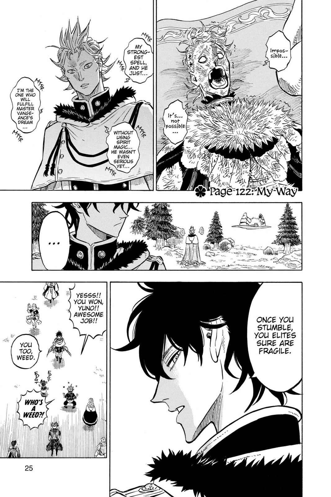 Black Clover Chap 122 - Next Chap 123