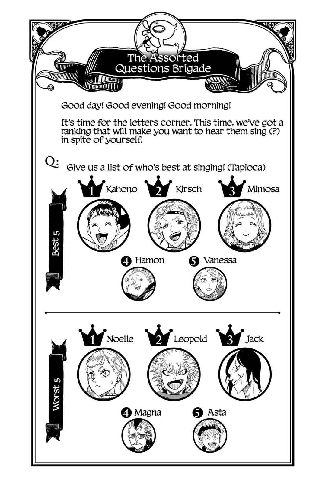 Black Clover Chap 123 - Next Chap 124