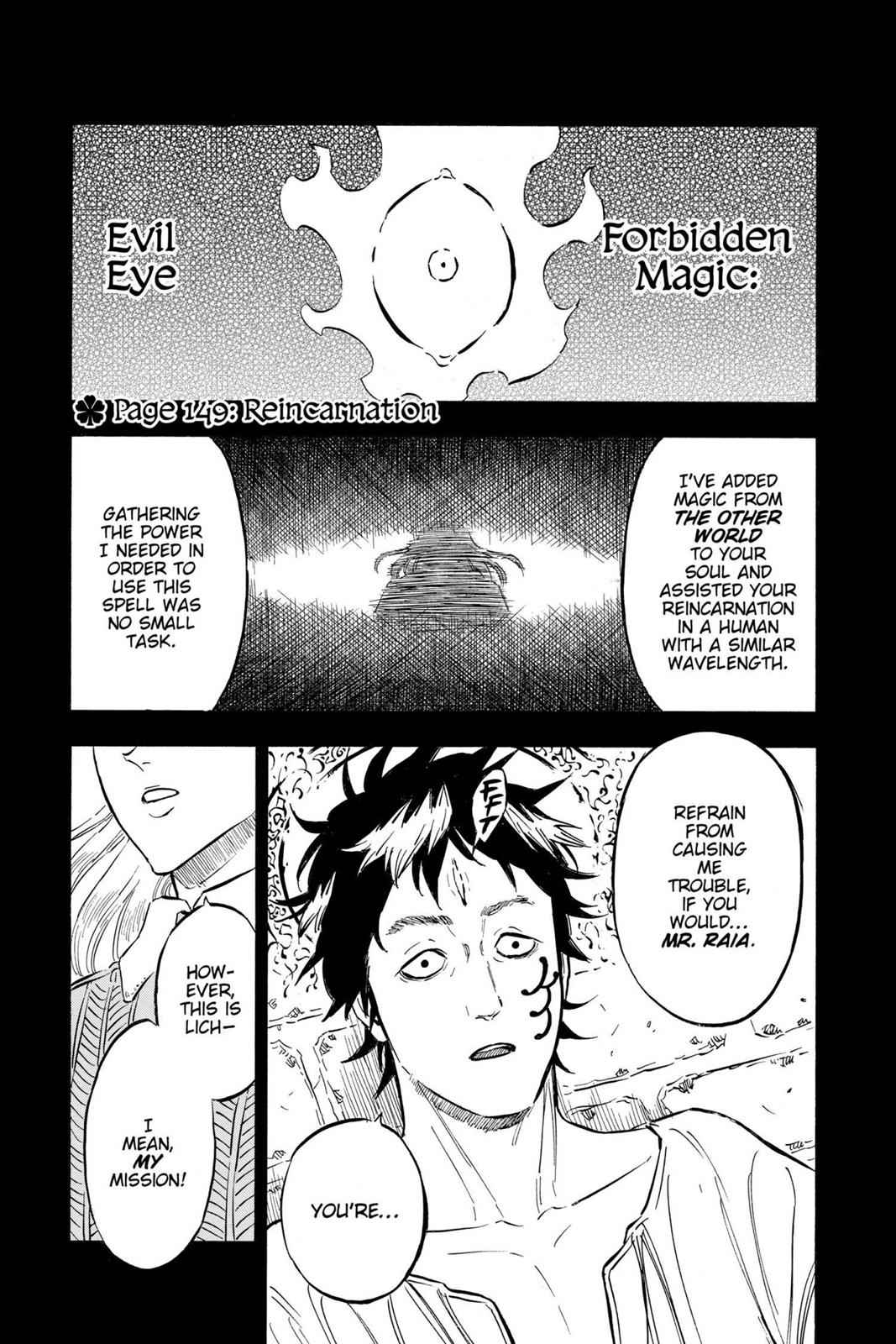 Black Clover Chap 149 - Next Chap 150