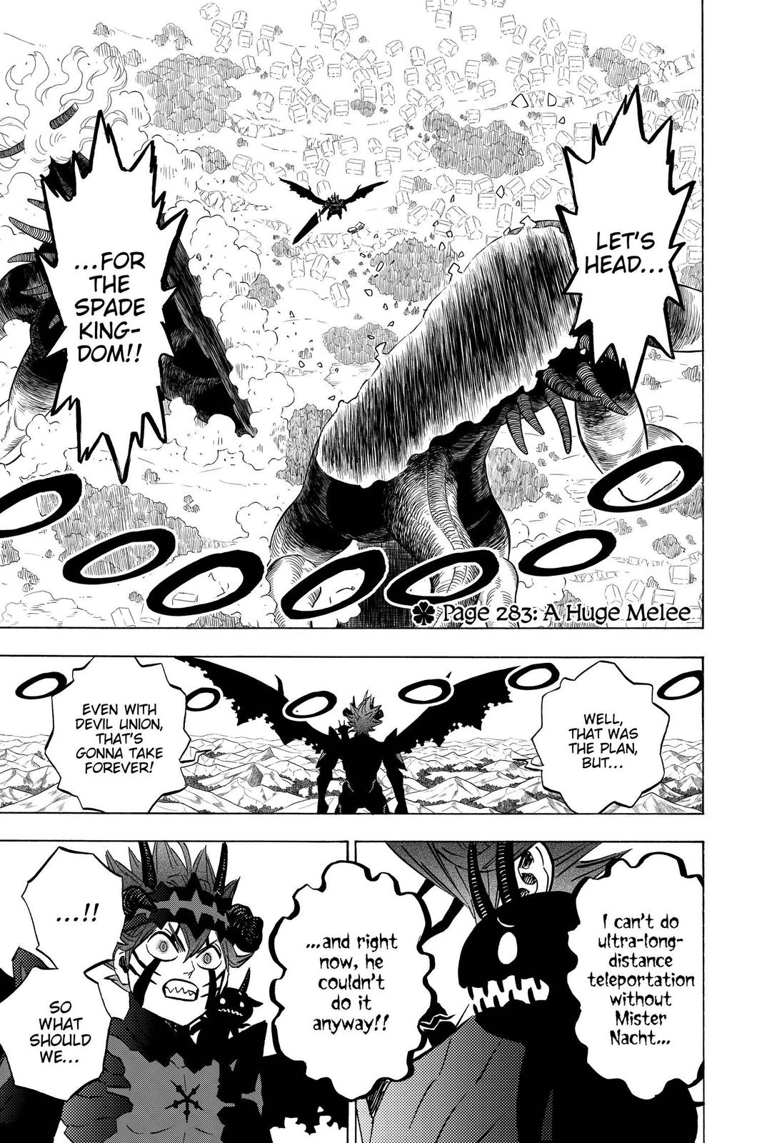 Black Clover Chap 283 - Next Chap 284