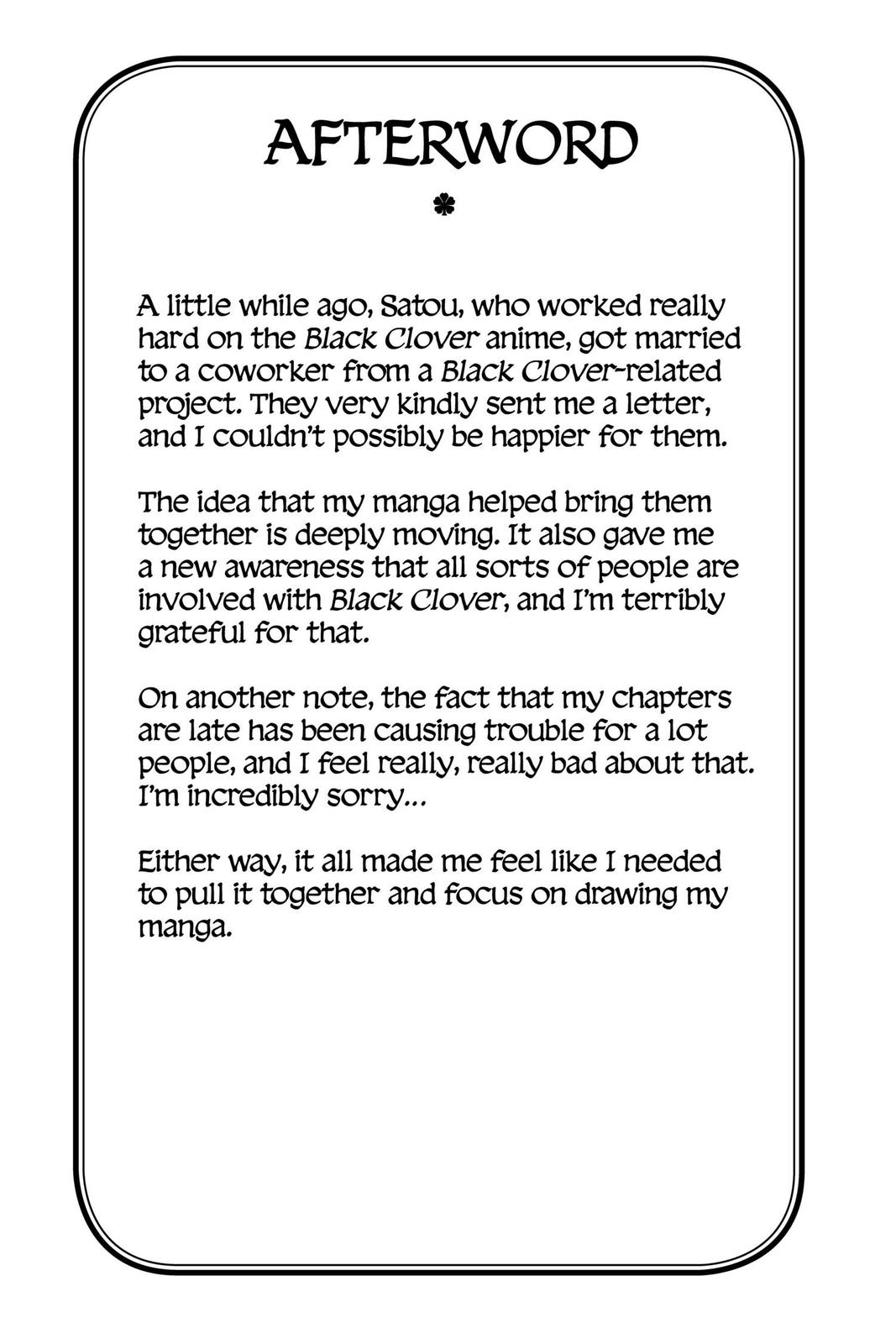 Black Clover Chap 292 - Next Chap 293