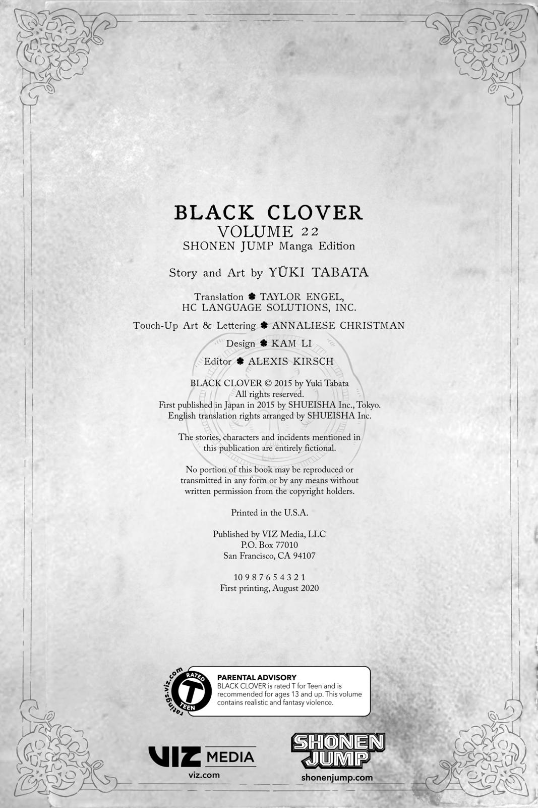 Black Clover Chap 206 - Next Chap 207