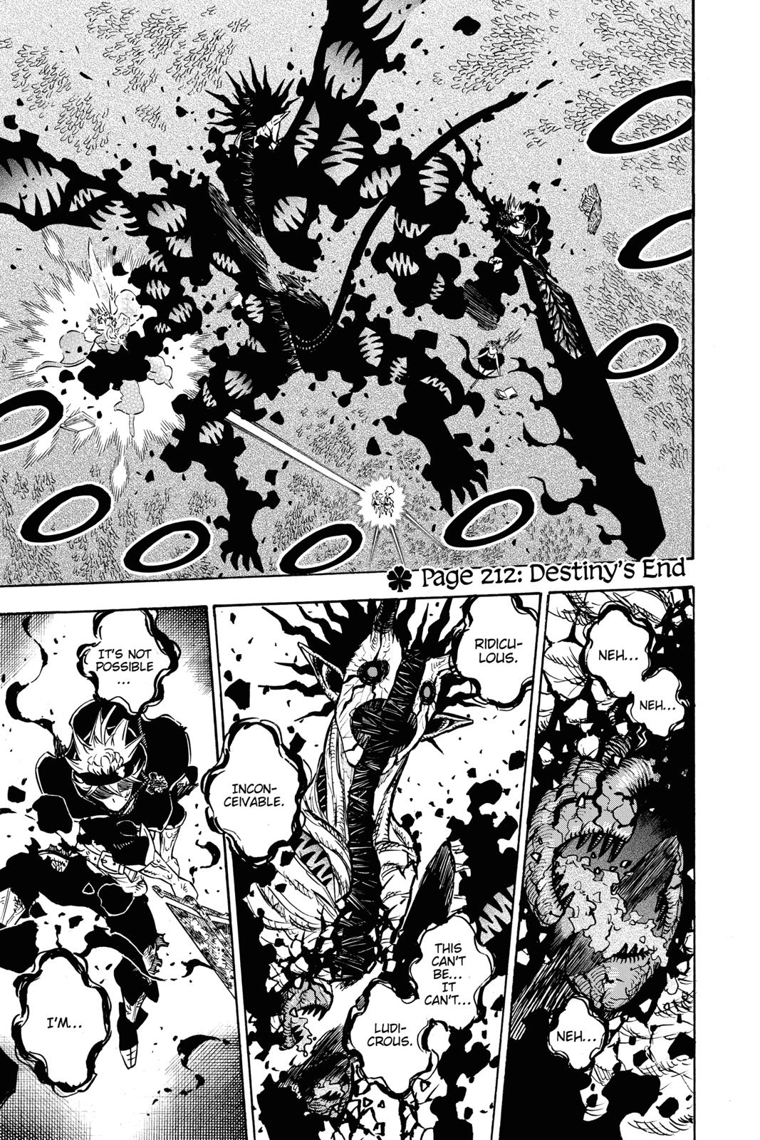 Black Clover Chap 212 - Next Chap 213
