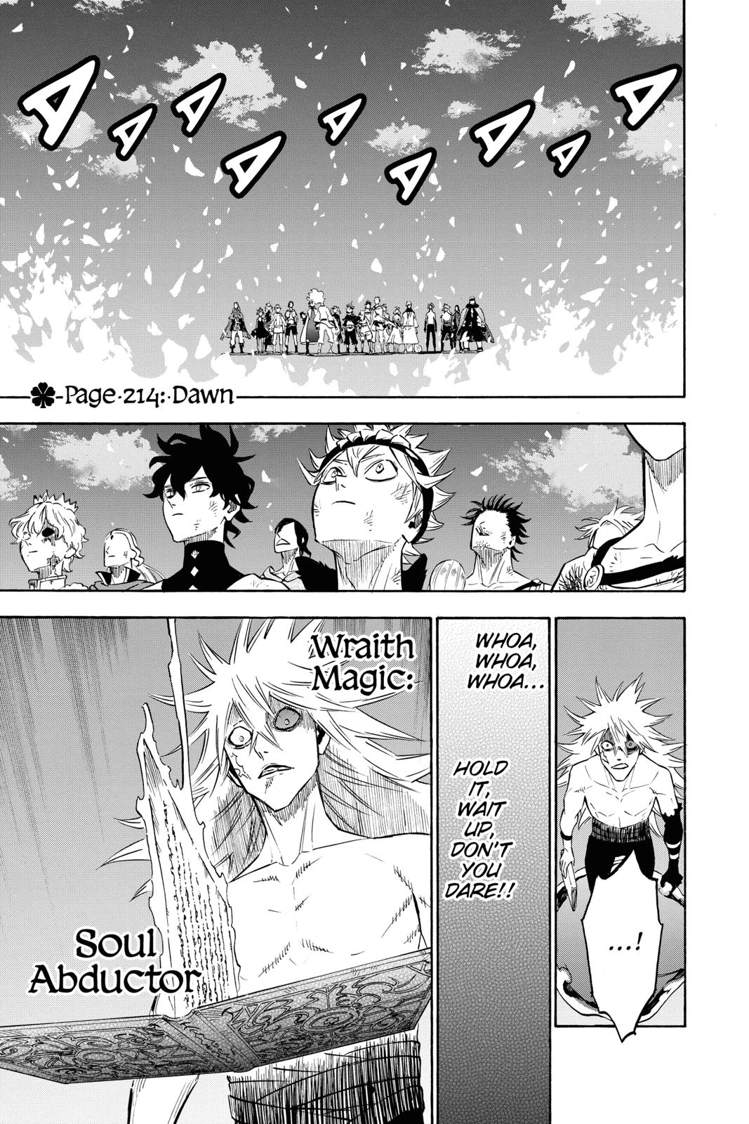 Black Clover Chap 214 - Next Chap 215