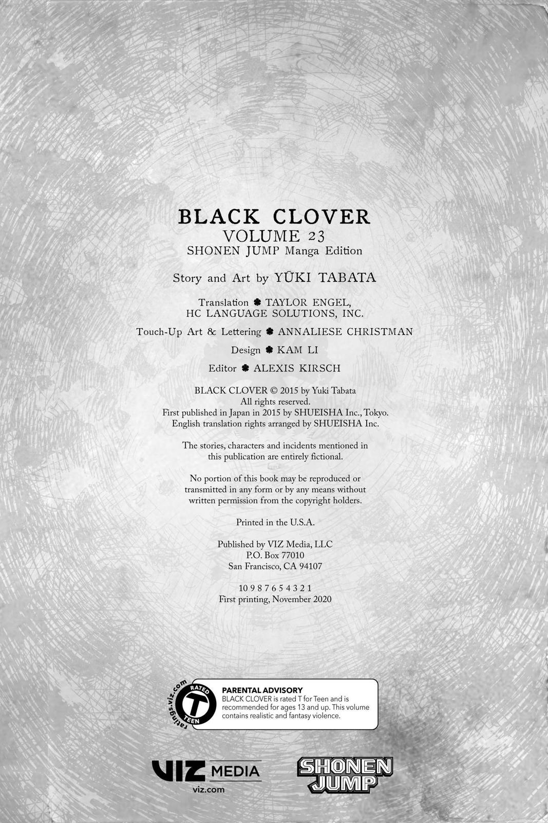 Black Clover Chap 218 - Next Chap 219