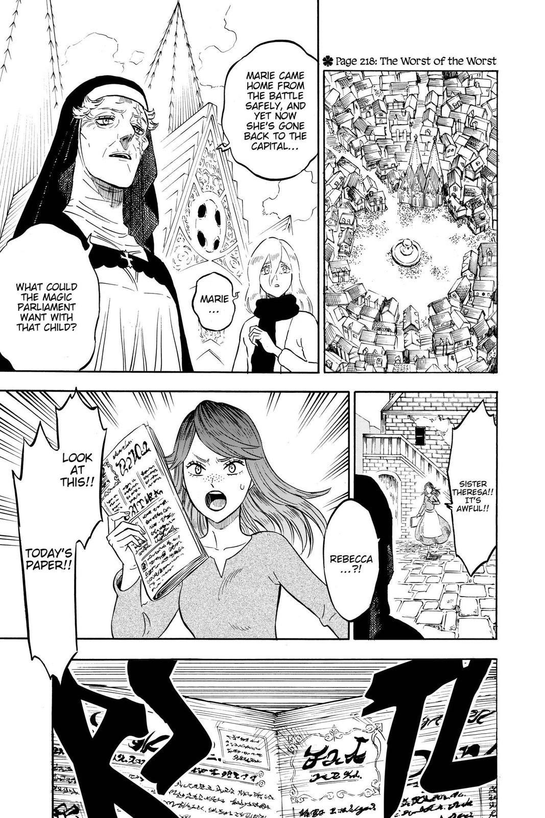 Black Clover Chap 218 - Next Chap 219