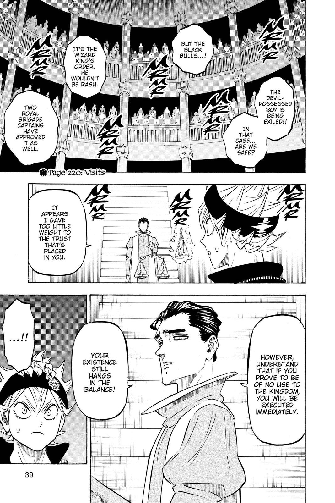 Black Clover Chap 220 - Next Chap 221