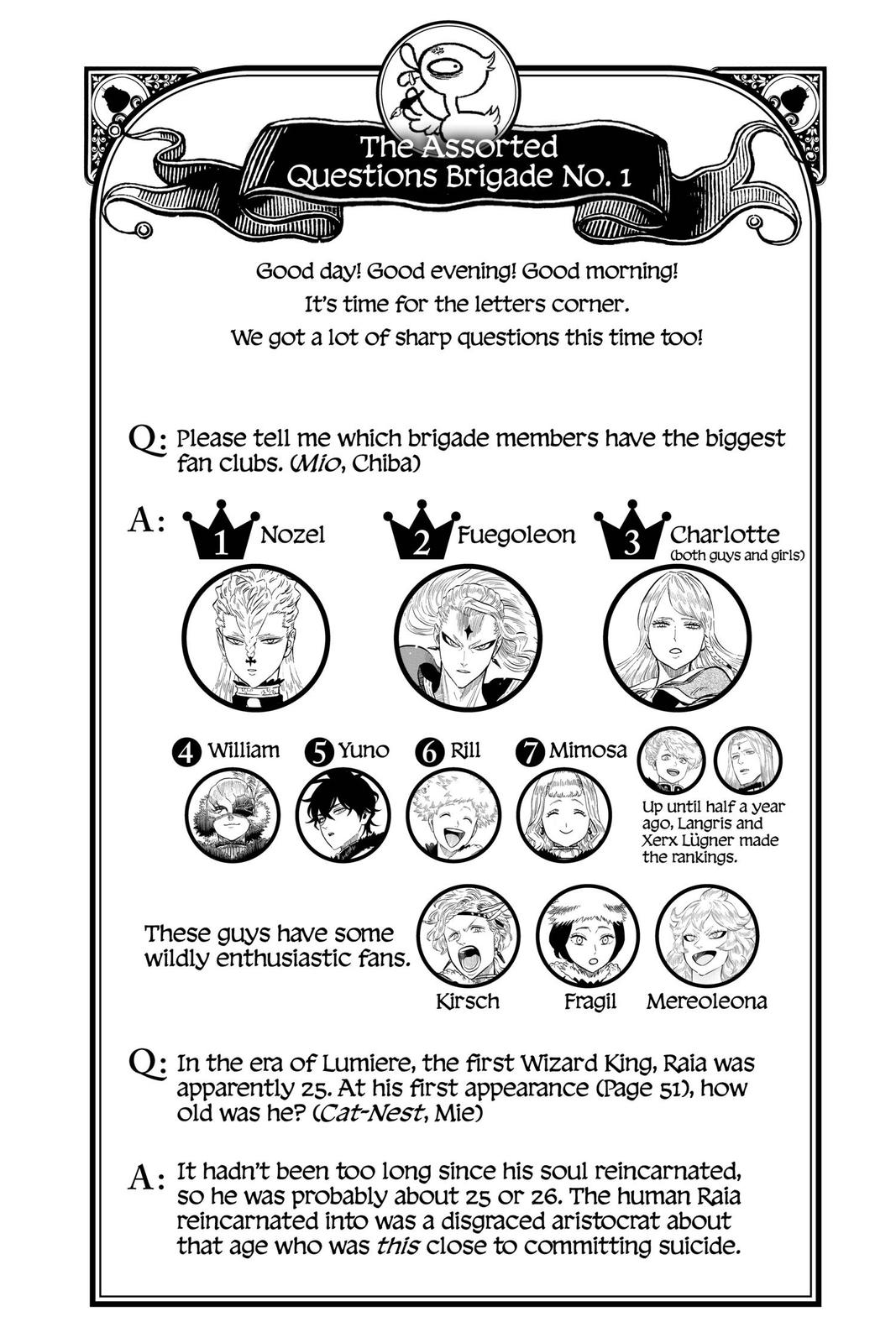 Black Clover Chap 240 - Next Chap 241