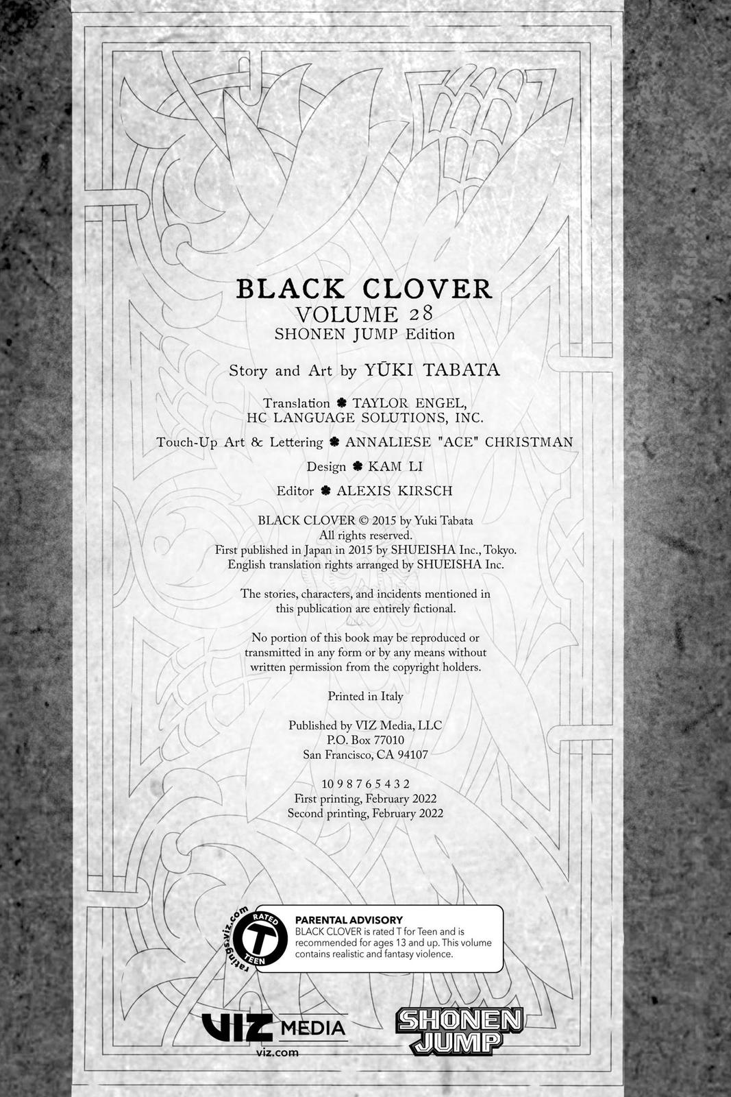 Black Clover Chap 273 - Next Chap 274