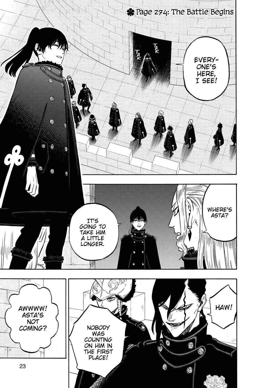 Black Clover Chap 274 - Next Chap 275