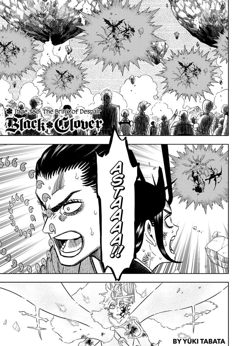 Black Clover Chap 380 - Next Chap 381