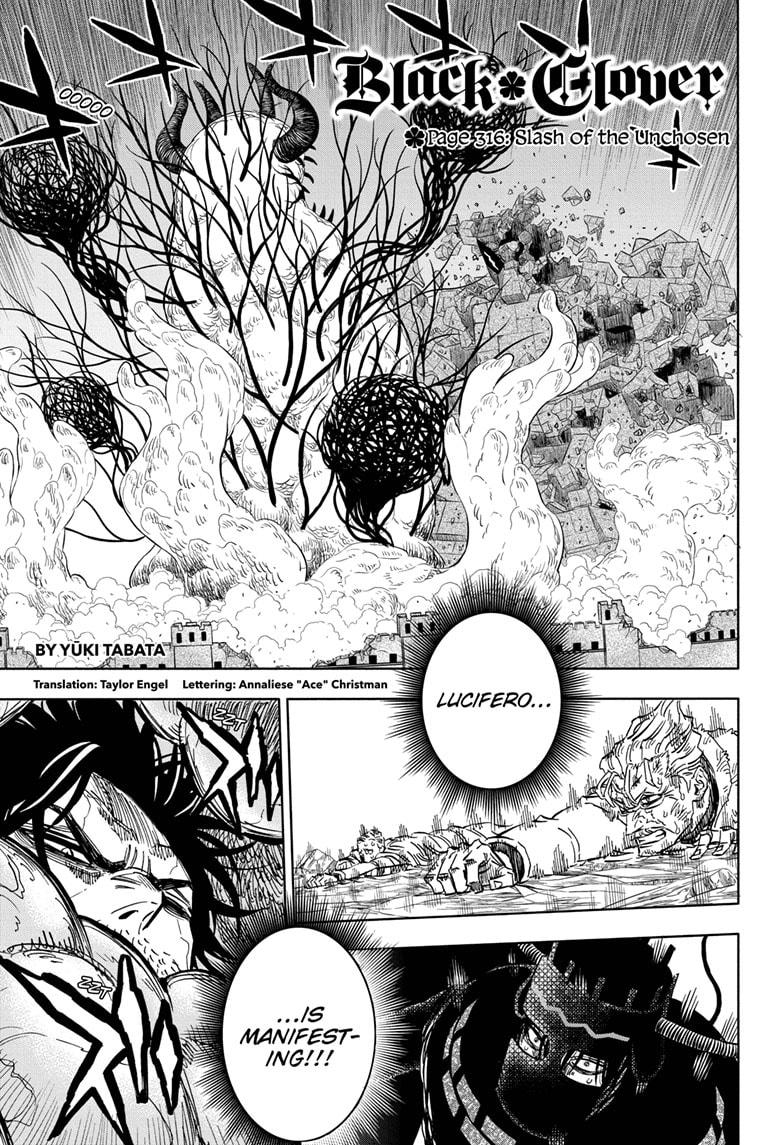 Black Clover Chap 316 - Next Chap 317