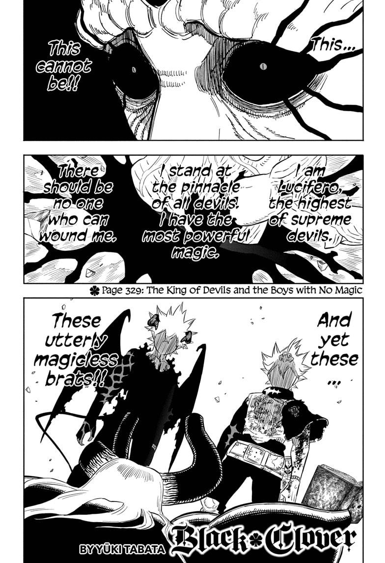 Black Clover Chap 329 - Next Chap 330