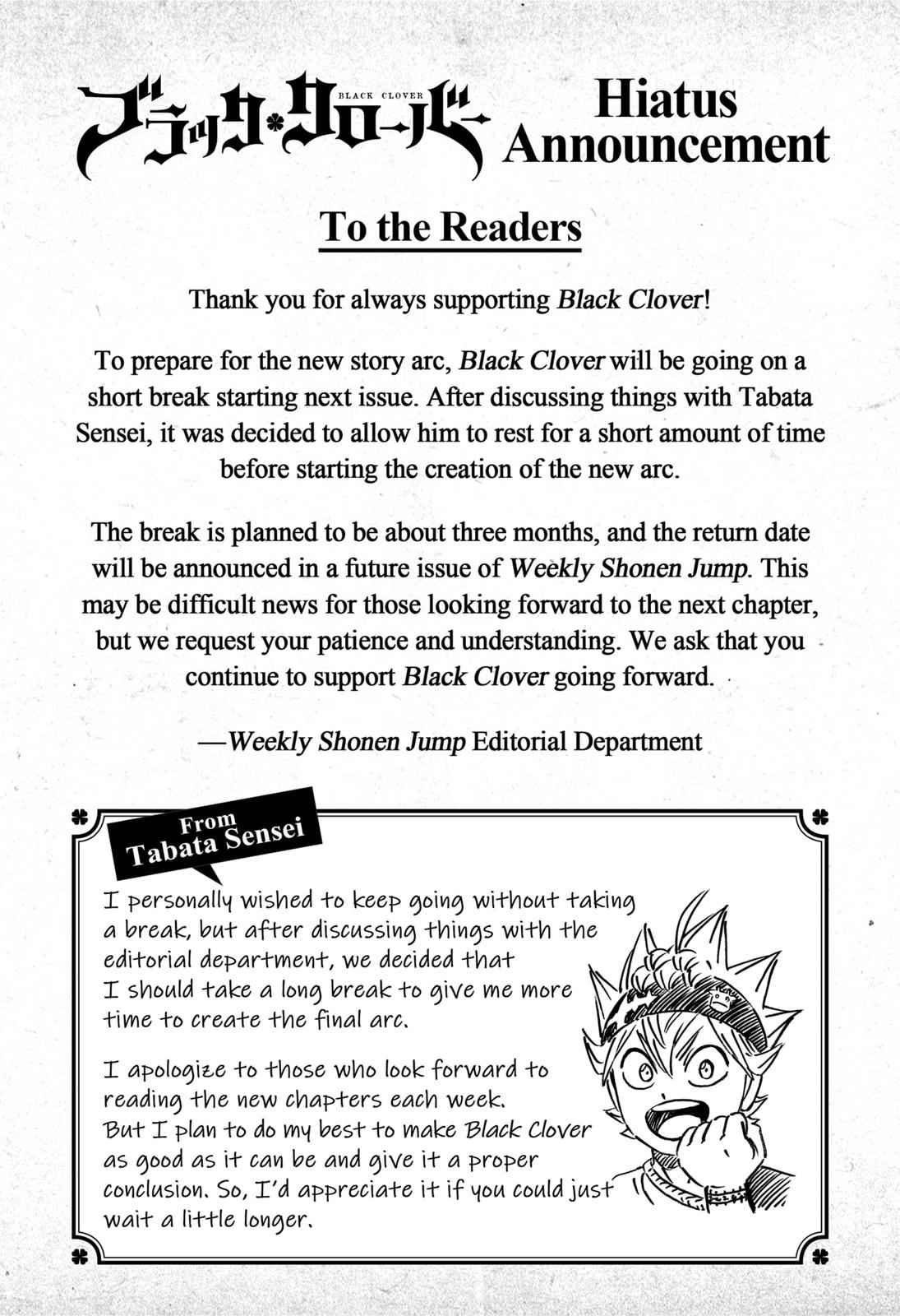 Black Clover Chap 331 - Next Chap 332