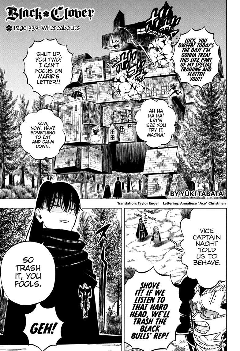 Black Clover Chap 337 - Next Chap 338