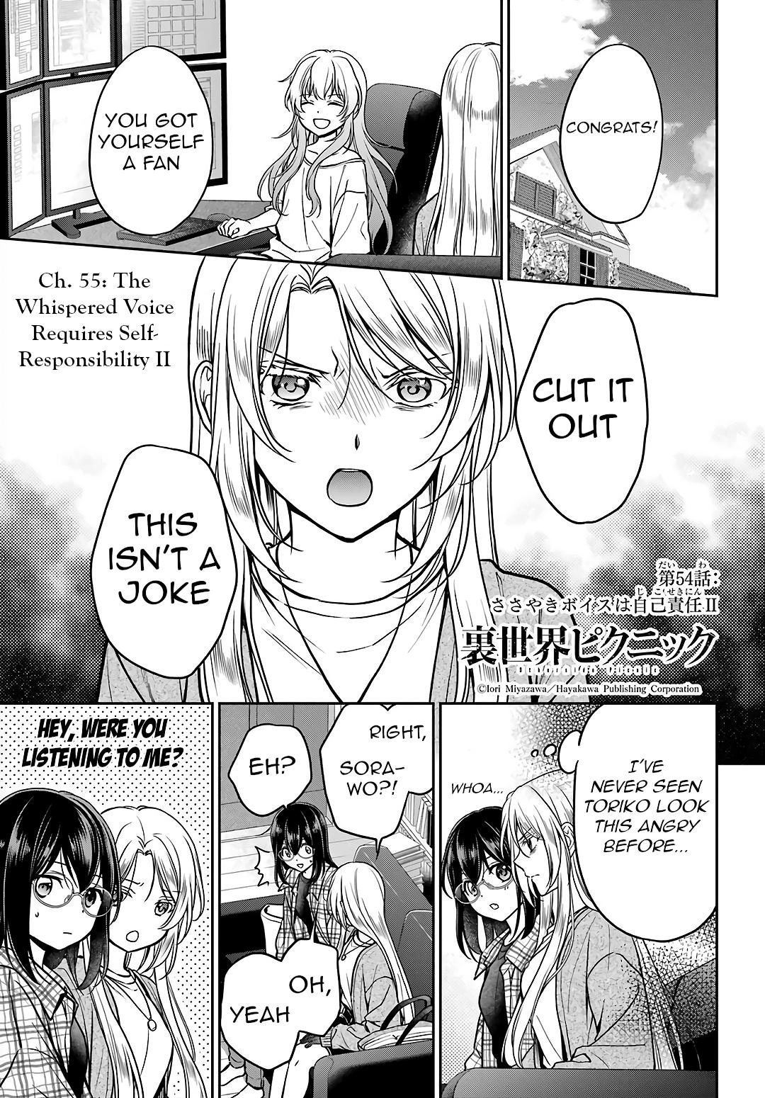 Urasekai Picnic Chap 55 - Next Chap 56