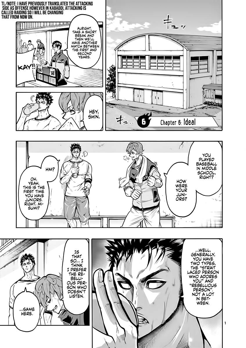 Shakunetsu Kabaddi Chap 6 - Next Chap 7