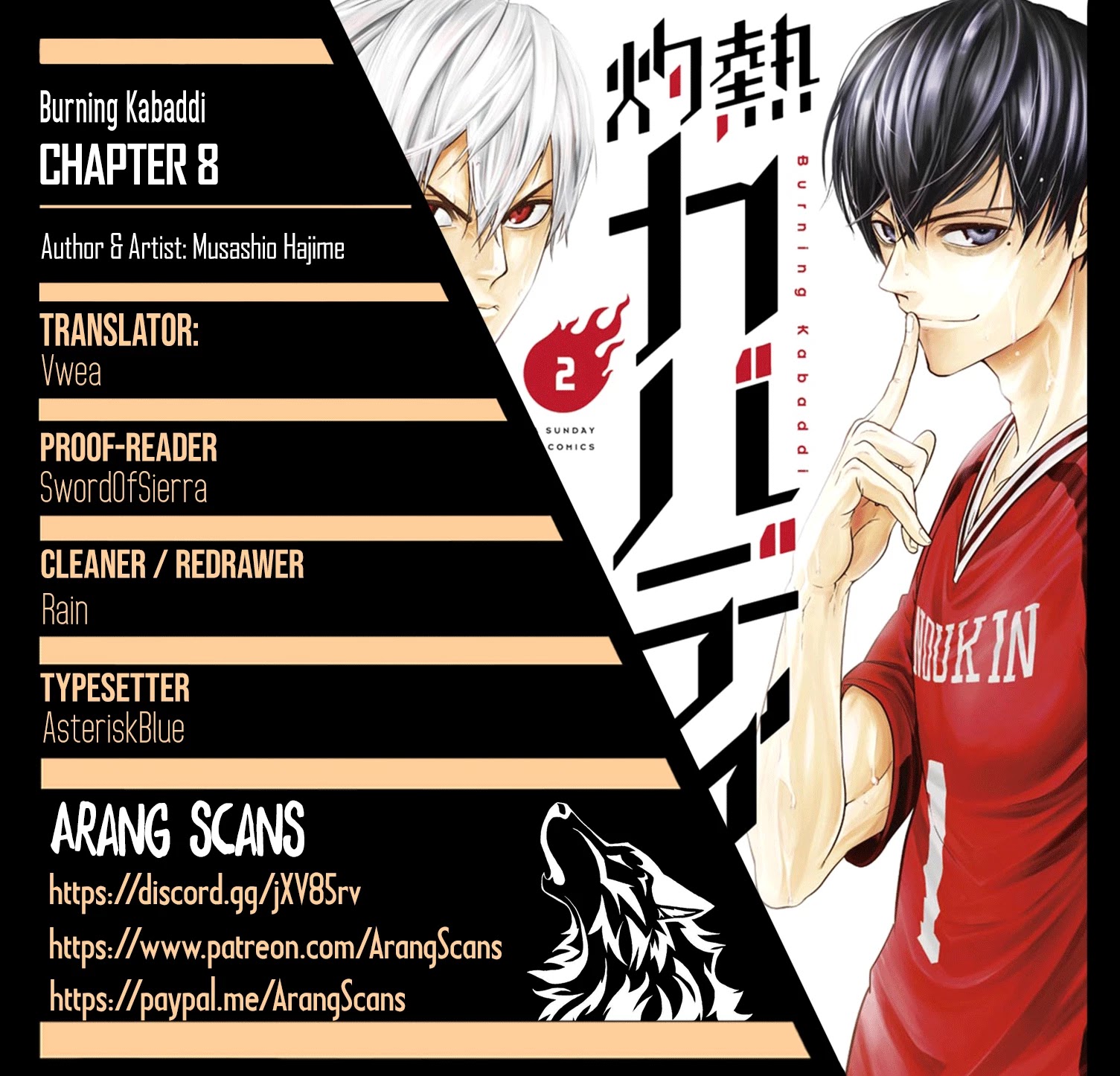 Shakunetsu Kabaddi Chap 8 - Next Chap 9