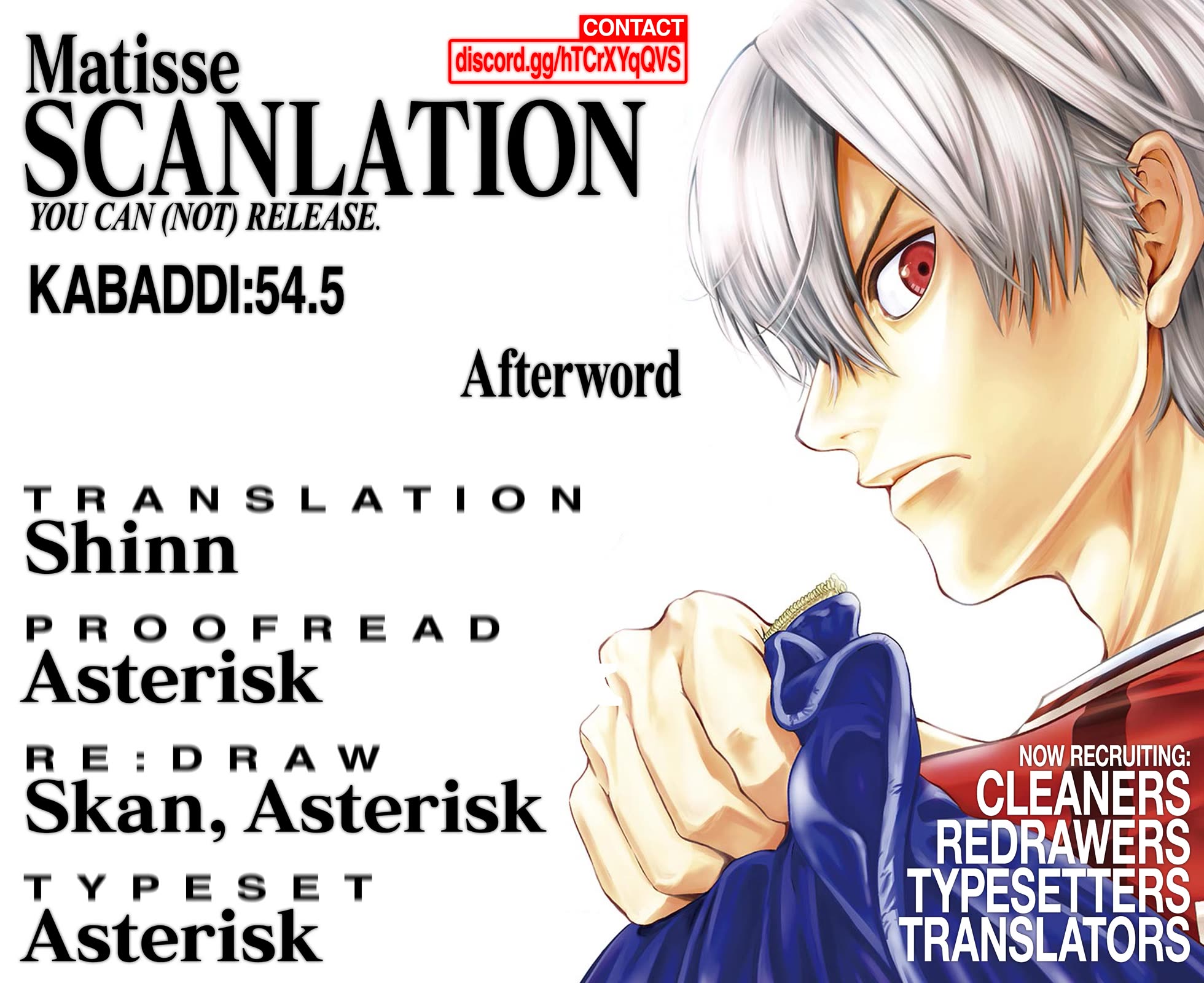 Shakunetsu Kabaddi Chap 54.5 - Next Chap 55.5