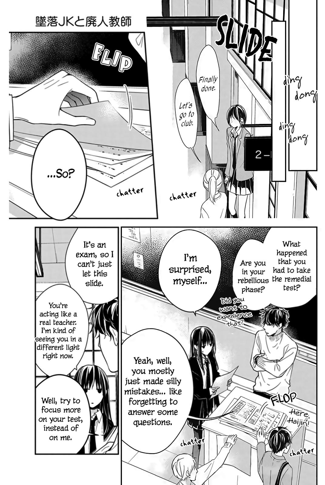 Tsuiraku JK to Haijin Kyoushi Chap 28 - Next Chap 29