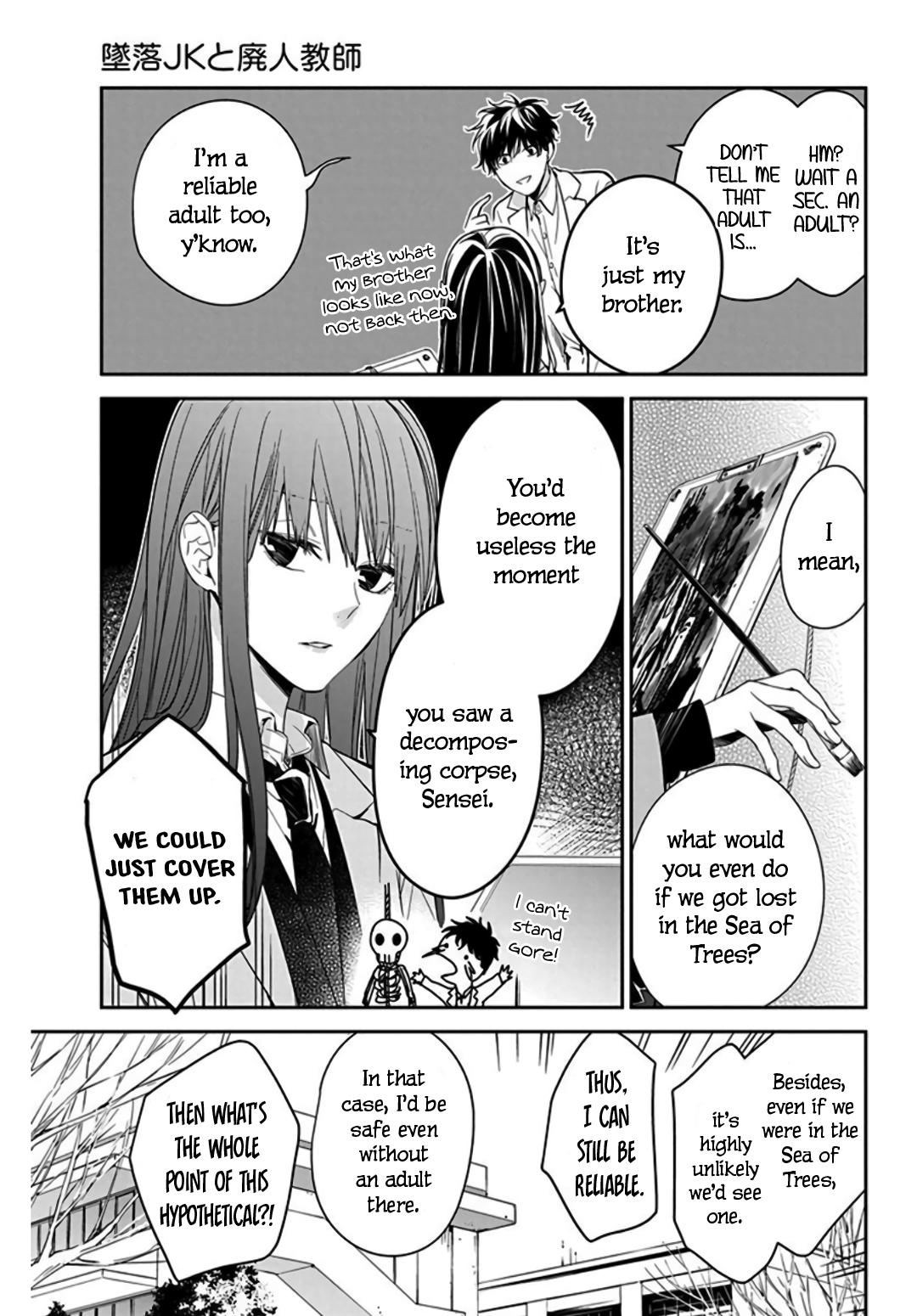 Tsuiraku JK to Haijin Kyoushi Chap 34 - Next Chap 35