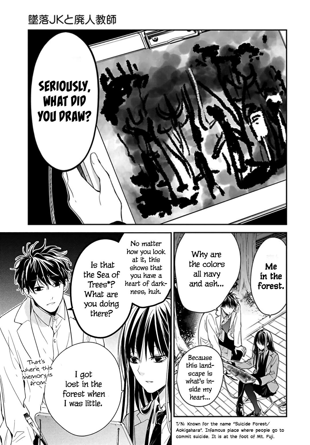 Tsuiraku JK to Haijin Kyoushi Chap 34 - Next Chap 35