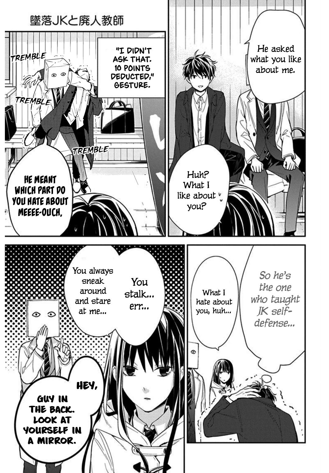 Tsuiraku JK to Haijin Kyoushi Chap 35 - Next Chap 36