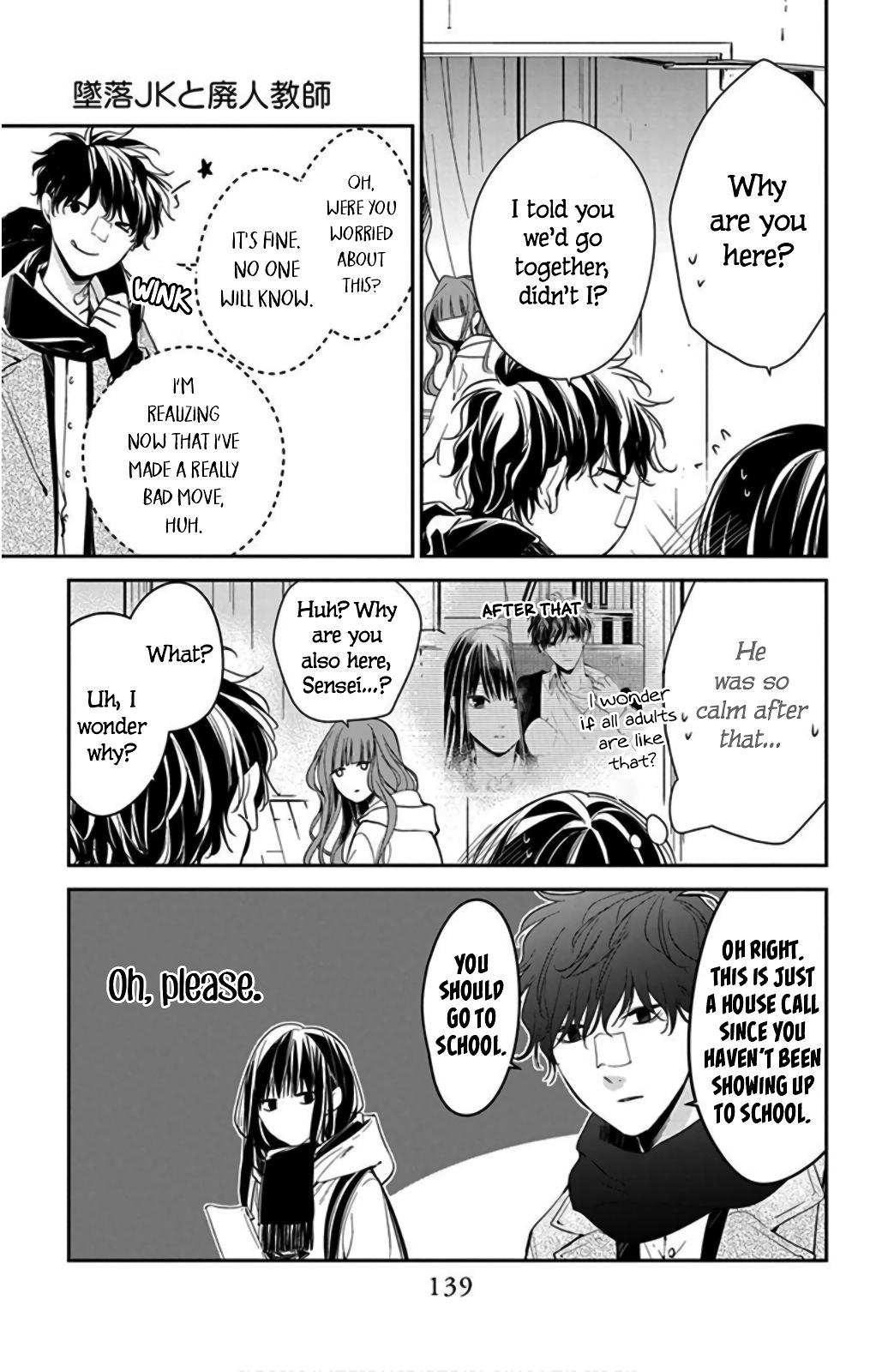 Tsuiraku JK to Haijin Kyoushi Chap 38 - Next Chap 39