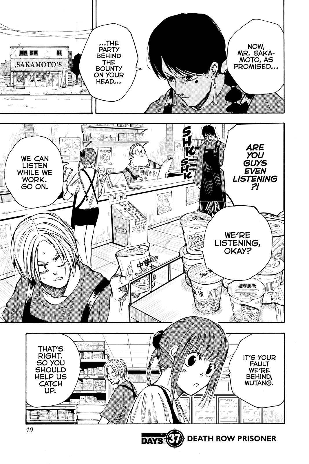 SAKAMOTO DAYS Chap 37 - Next Chap 38