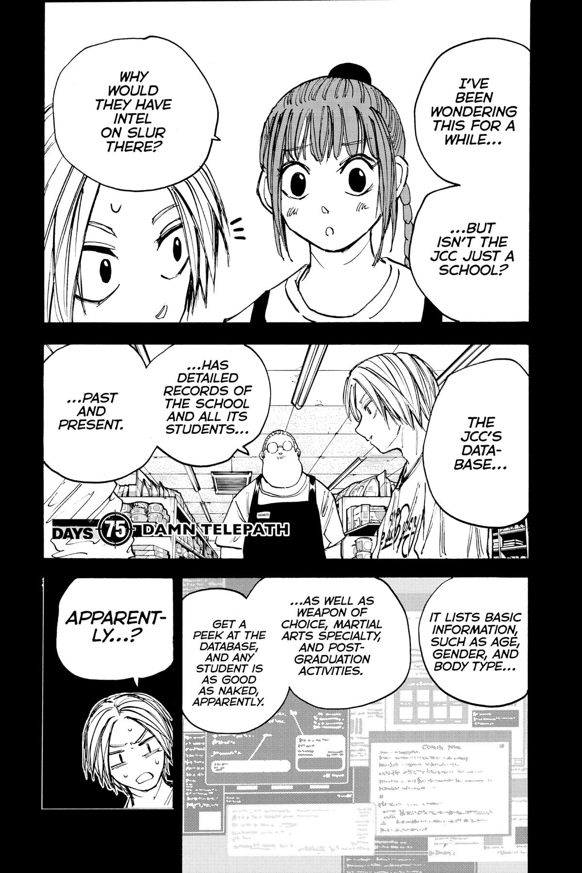 SAKAMOTO DAYS English Chap 75 - Next Chap 76