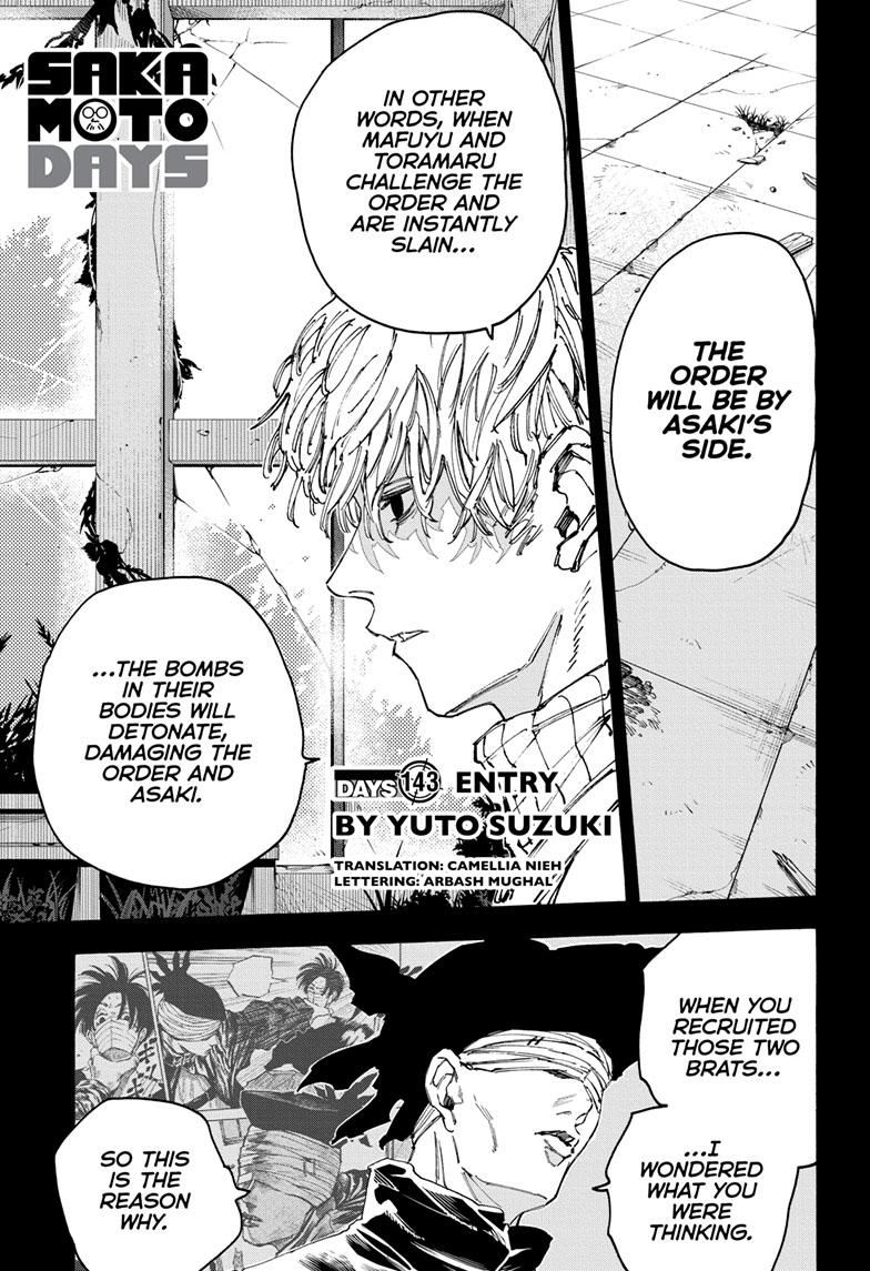 SAKAMOTO DAYS English Chap 143 - Next Chap 144