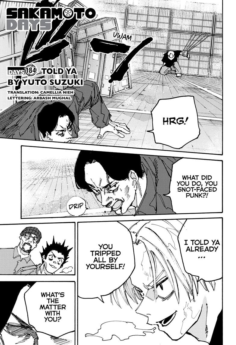 SAKAMOTO DAYS Chap 184 - Next Chap 185