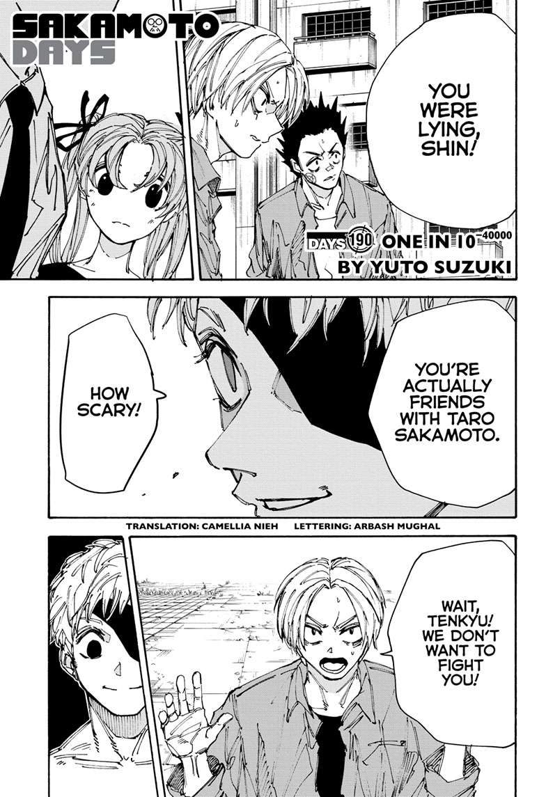SAKAMOTO DAYS Chap 190 - Next Chap 191