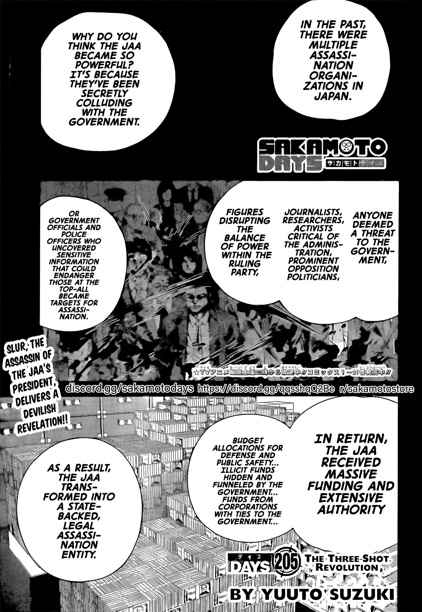 SAKAMOTO DAYS Chap 205 - Next Chap 206