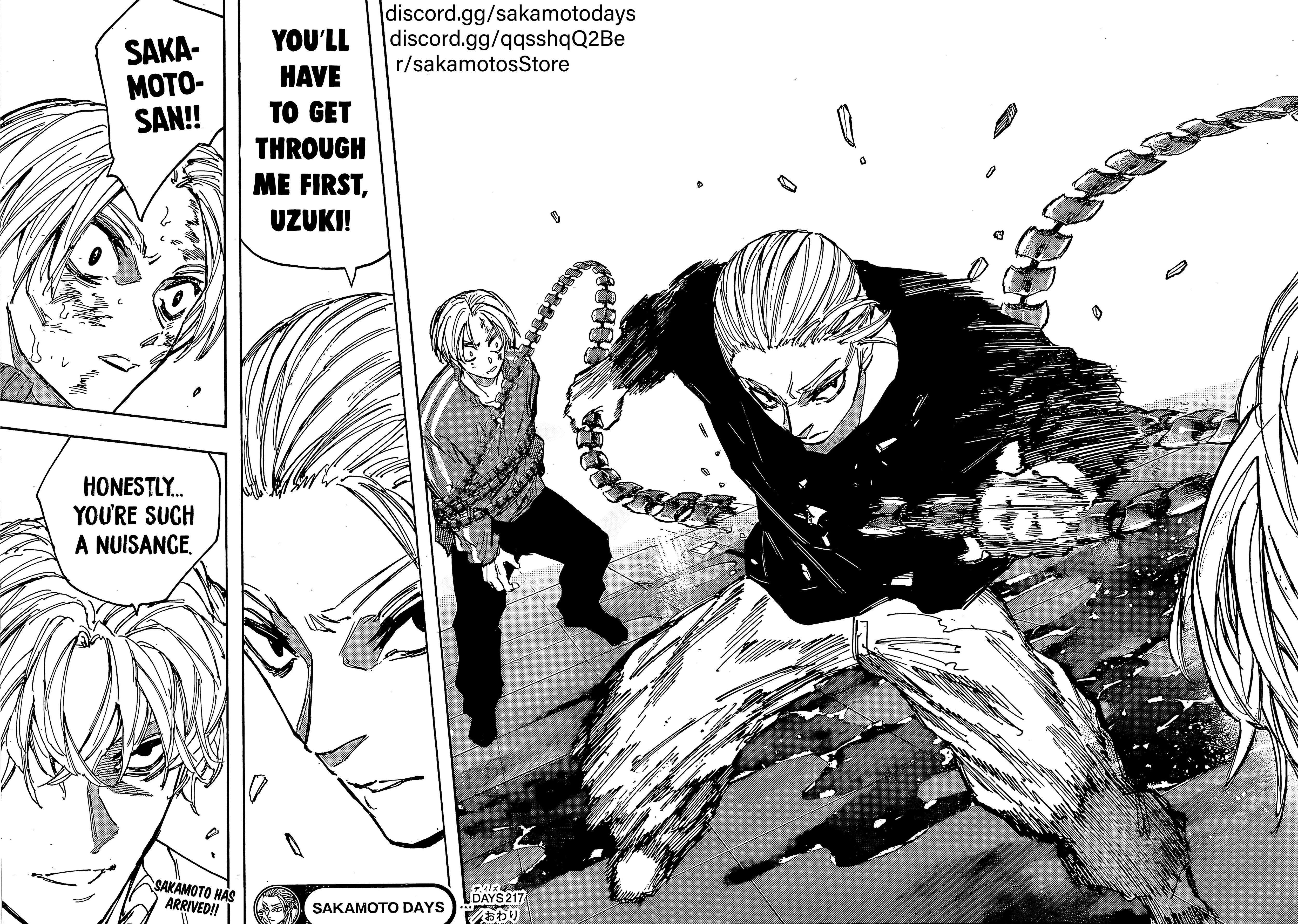SAKAMOTO DAYS Chap 217 - Next Chap 218