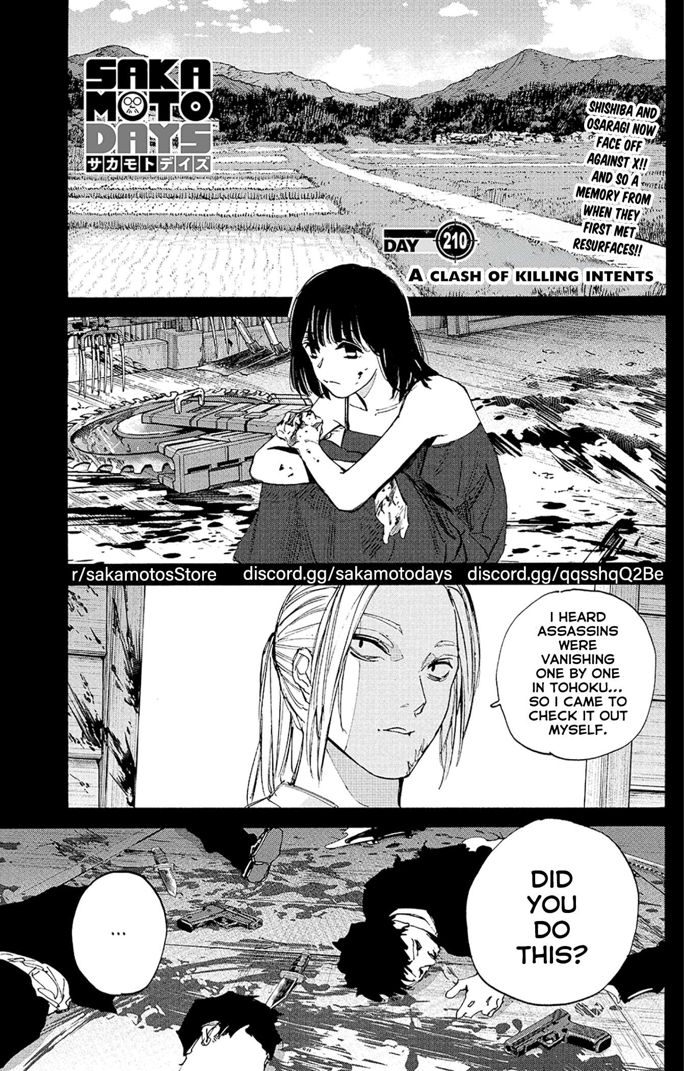 SAKAMOTO DAYS English Chap 210 - Next Chap 211