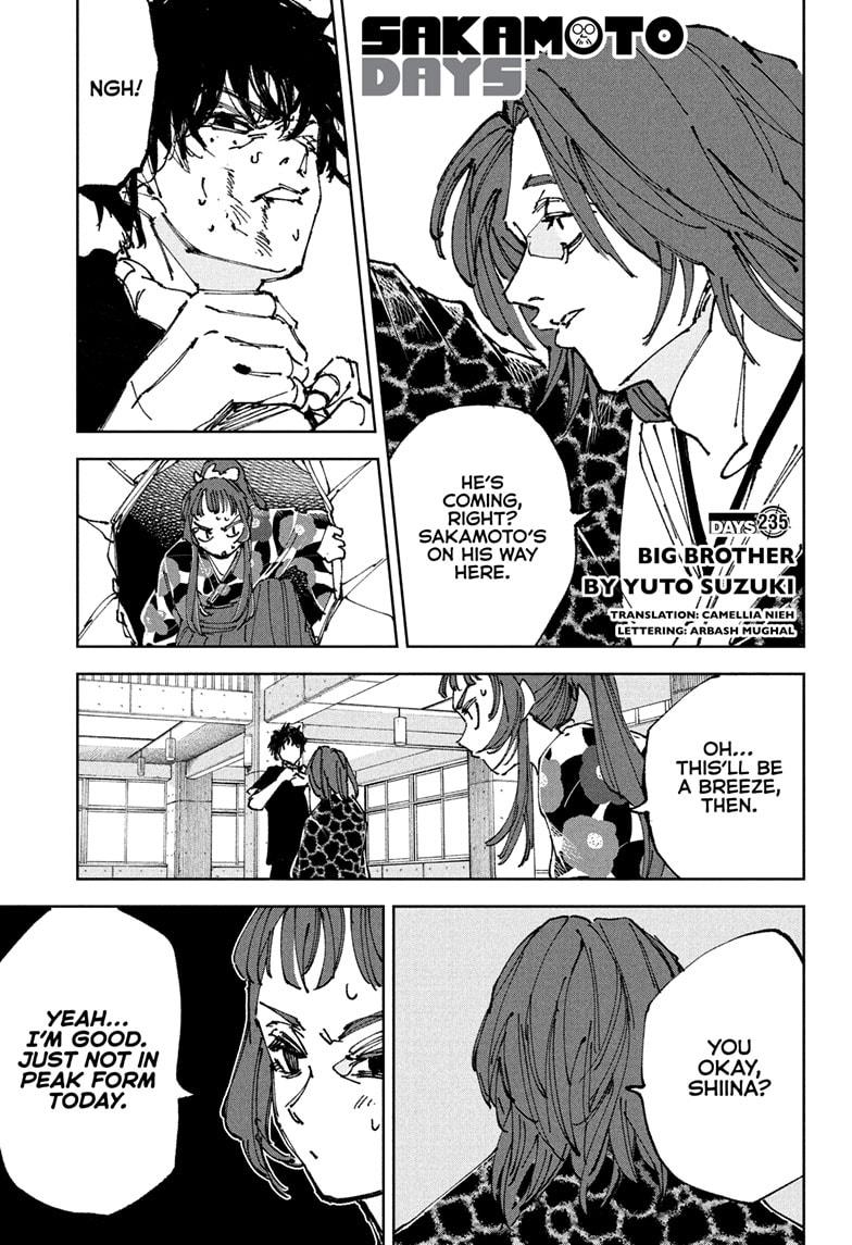 SAKAMOTO DAYS Chap 235 - Next Chap 236