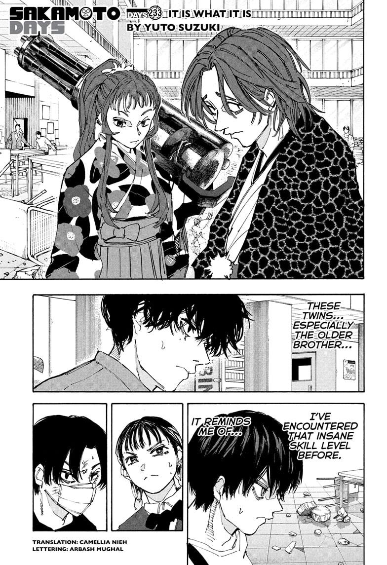SAKAMOTO DAYS Chap 233 - Next Chap 234