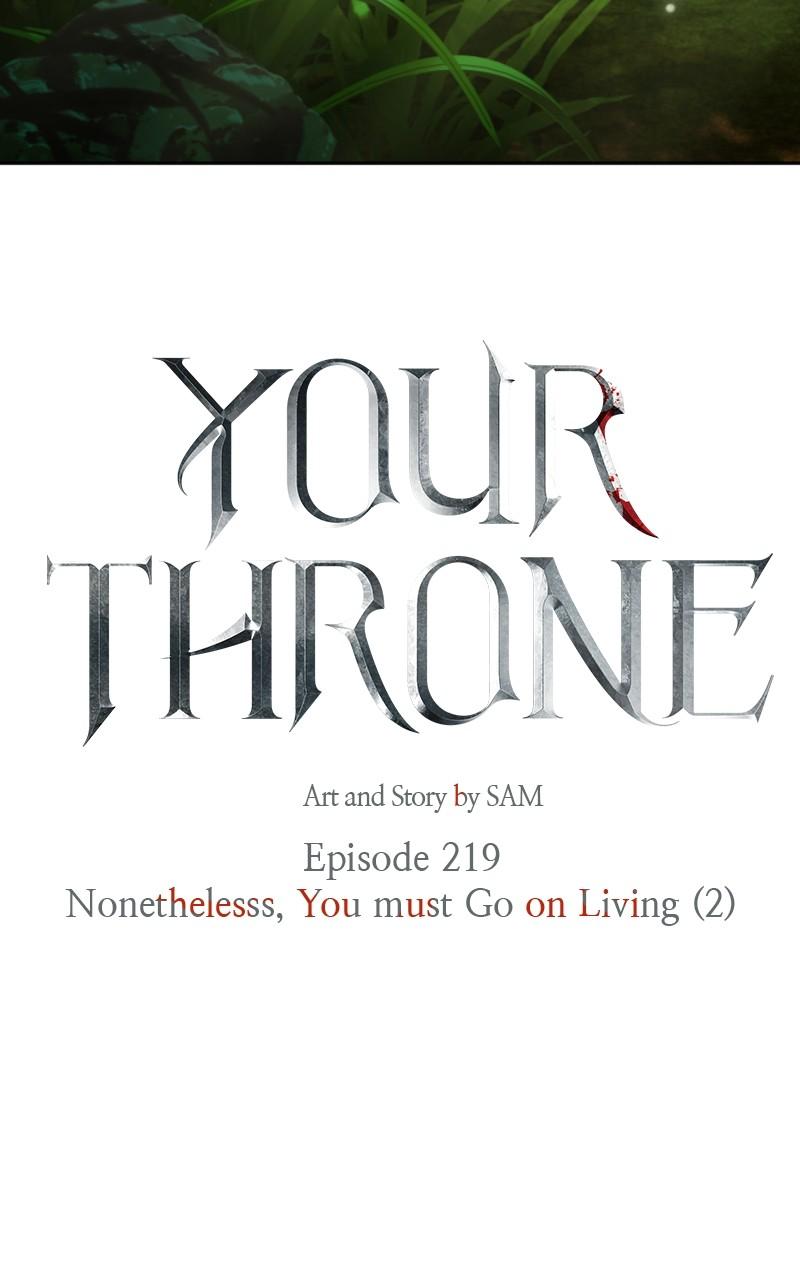 Your Throne Chap 219 - Next Chap 220