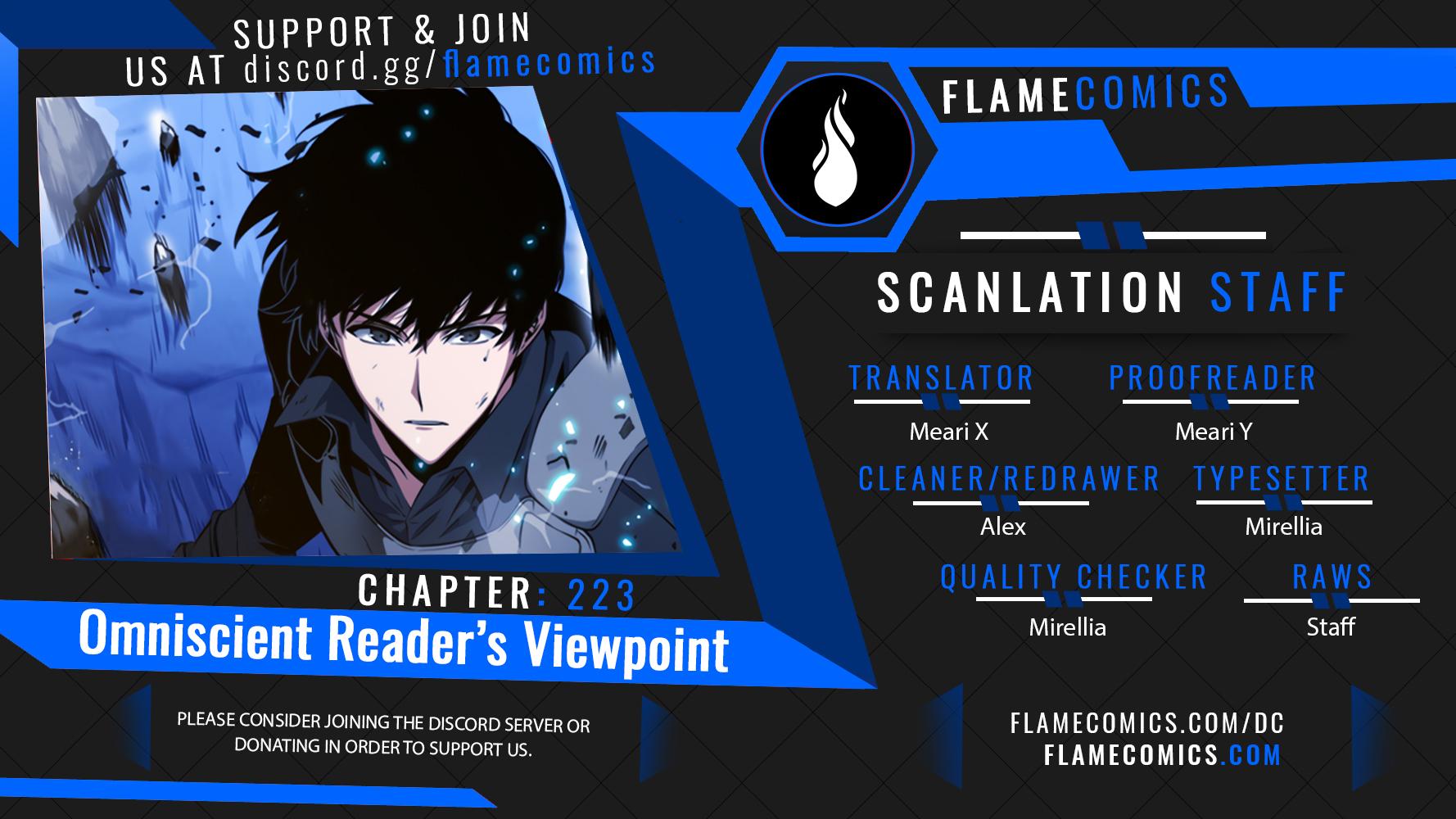 Omniscient Reader's Viewpoint Chap 223 - Next Chap 224