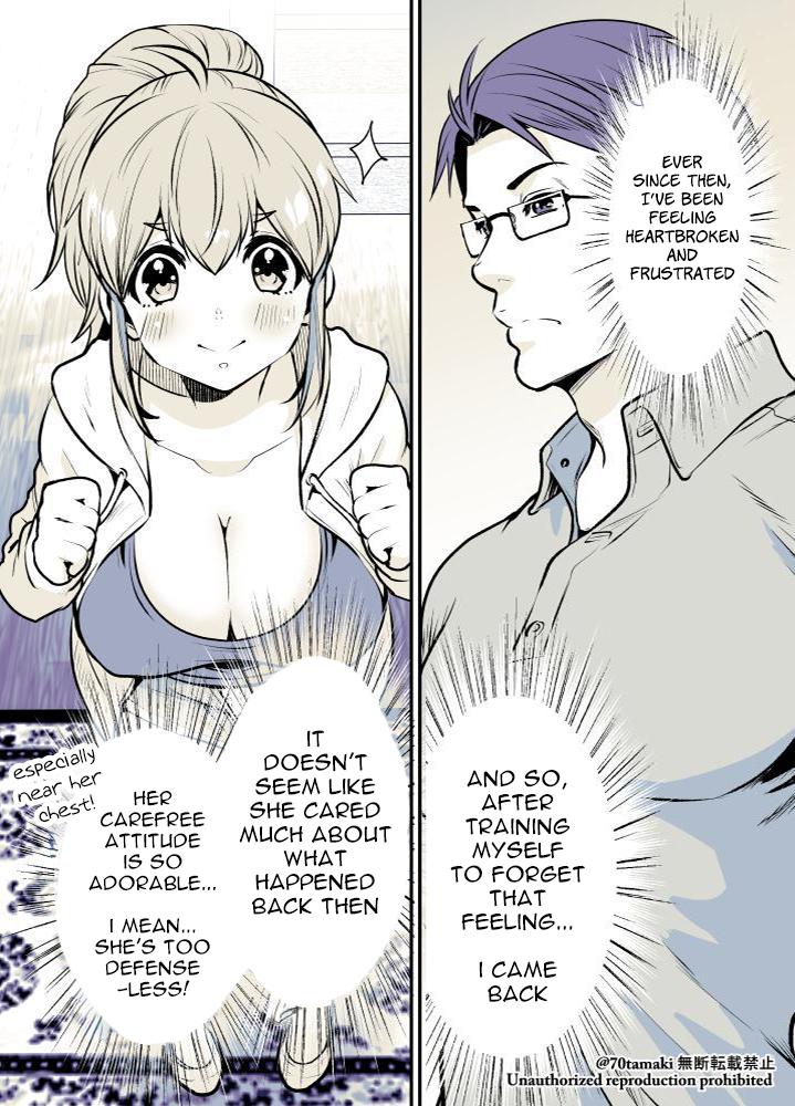 Osananajimi ga Hisabisa ni Saikai Shitara Otagai Kyonyuu ni Natteta Chap 2 - Next Chap 3